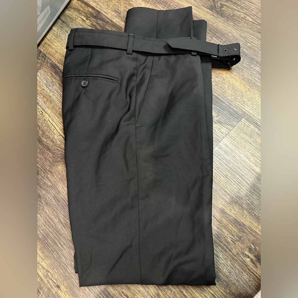 The Kooples Black Fitted Trousers with Belt